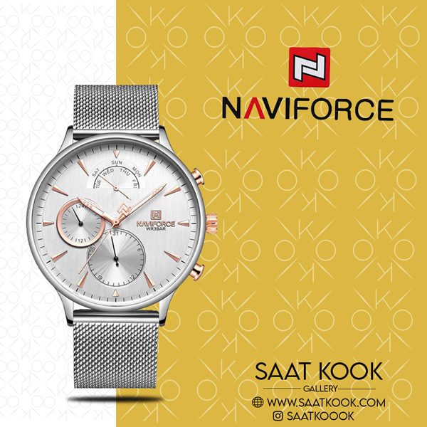 ساعت مچی مردانه نیوی فورس مدل NAVIFORCE NF3010 S/W