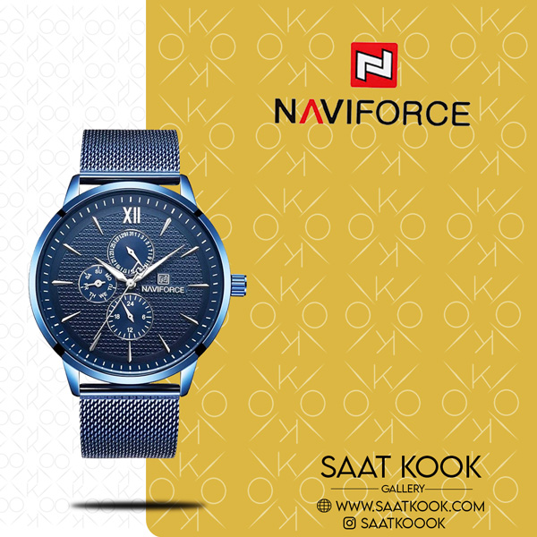 ساعت مچی مردانه نیوی فورس مدل NAVIFORCE NF3003 BE/BE