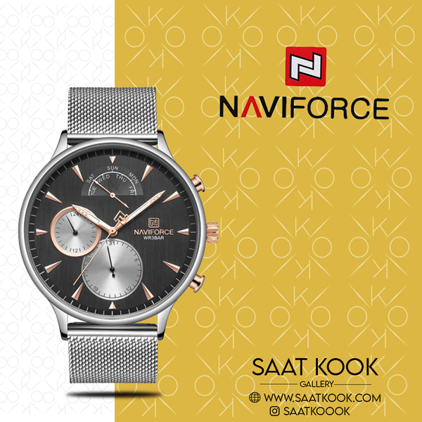 ساعت مچی مردانه نیوی فورس مدل NAVIFORCE NF3010 S/B