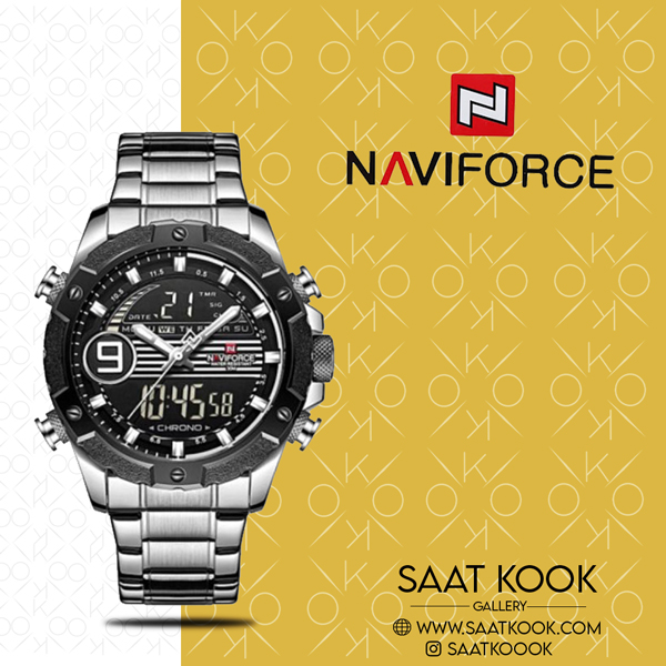 ساعت مچی مردانه نیوی فورس مدل NAVIFORCE NF9146 S/E/B