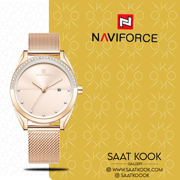 ساعت مچی زنانه نیوی فورس مدل NAVIFORCE NF5015 RG/RG