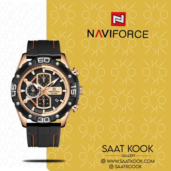 ساعت مچی مردانه نیوی فورس مدل NAVIFORCE NF8018 RG/B/O