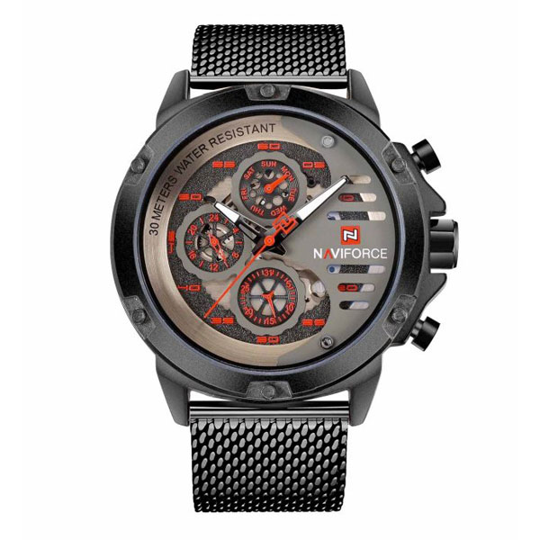 ساعت مچی مردانه نیوی فورس مدل NAVIFORCE NF9110 B/R/B