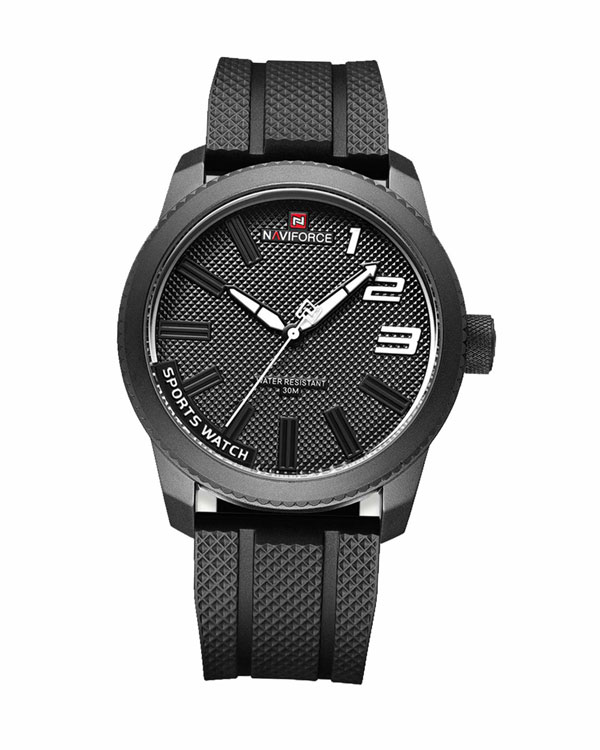 ساعت مچی مردانه نیوی فورس مدل NAVIFORCE NF9202 B/W/B